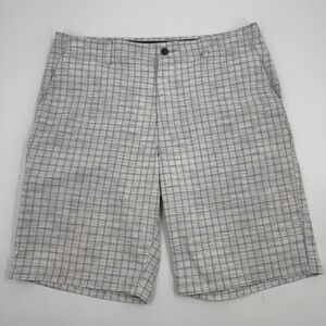 Nicklaus Men's Plaid‎ Golf Shorts Size 38 Flat Front Casual Shorts